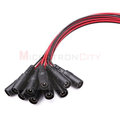 Female DC Wire Power Pigtails Plug Lead Cord